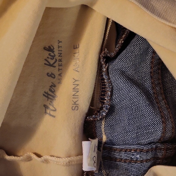 Flutter and Kick skinny ankle maternity jeans - Picture 5 of 8